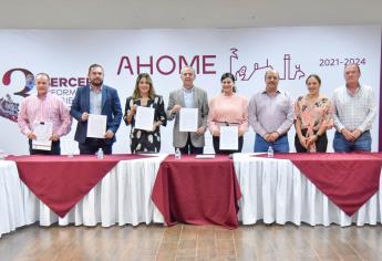 Ahome y Comité Municipal Fundacional de Juan José Ríos firman acta de Entrega-Recepción