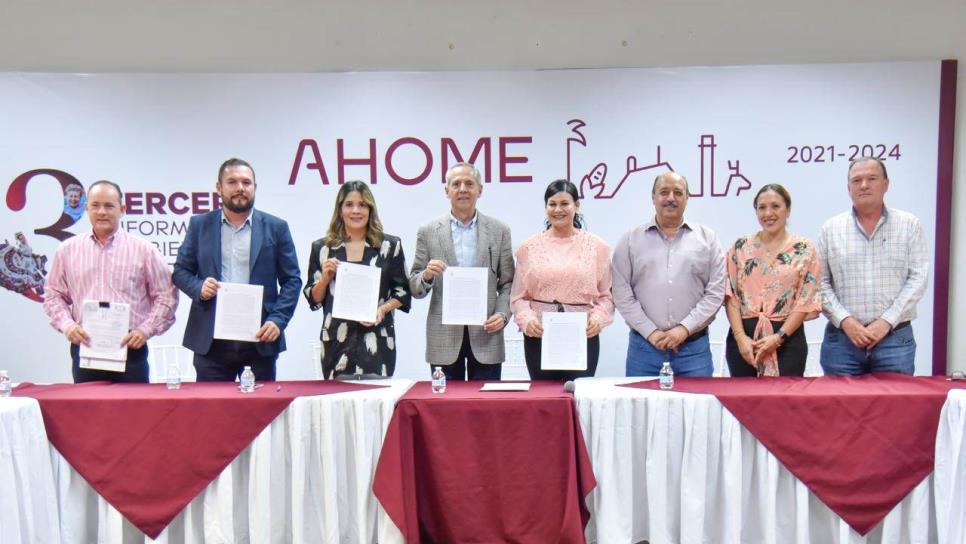 Ahome y Comité Municipal Fundacional de Juan José Ríos firman acta de Entrega-Recepción