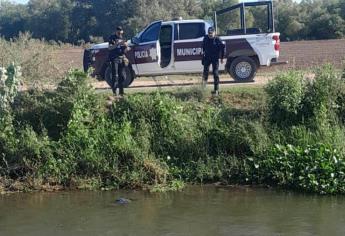 Localizan a un hombre sin vida en un canal de riego en Higuera de Zaragoza, Ahome