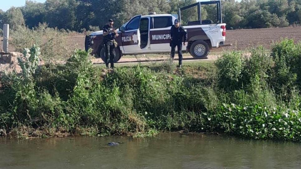 Localizan a un hombre sin vida en un canal de riego en Higuera de Zaragoza, Ahome