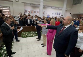 ¡Hace historia! Estrella Palacios rinde protesta como la primera mujer presidenta en Mazatlán