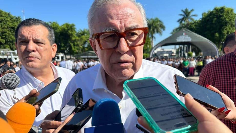 Rubén Rocha Moya aclara que en Mazatlán no hay balaceras pero sí personas privadas de libertad 