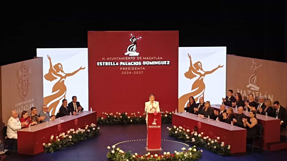 Cuatro ejes para un Mazatlán seguro, moderno y cultural: Estrella Palacios inicia su gestión en el puerto