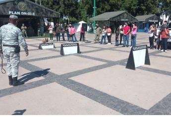 Binomios Caninos de la Guardia Nacional se llevan el show de la exposición militar en Culiacán