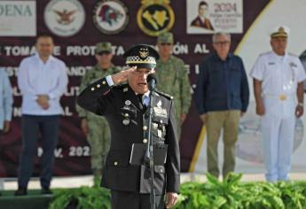 Jorge Martínez Medina rinde protesta como nuevo coordinador de la Guardia Nacional en Sinaloa