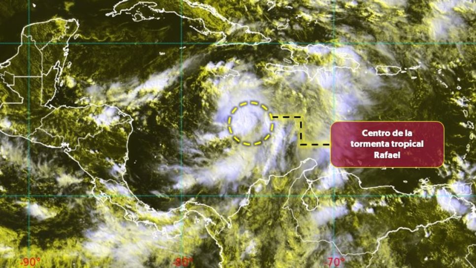 Se forma la tormenta tropical Rafael cerca de México; conoce su trayectoria