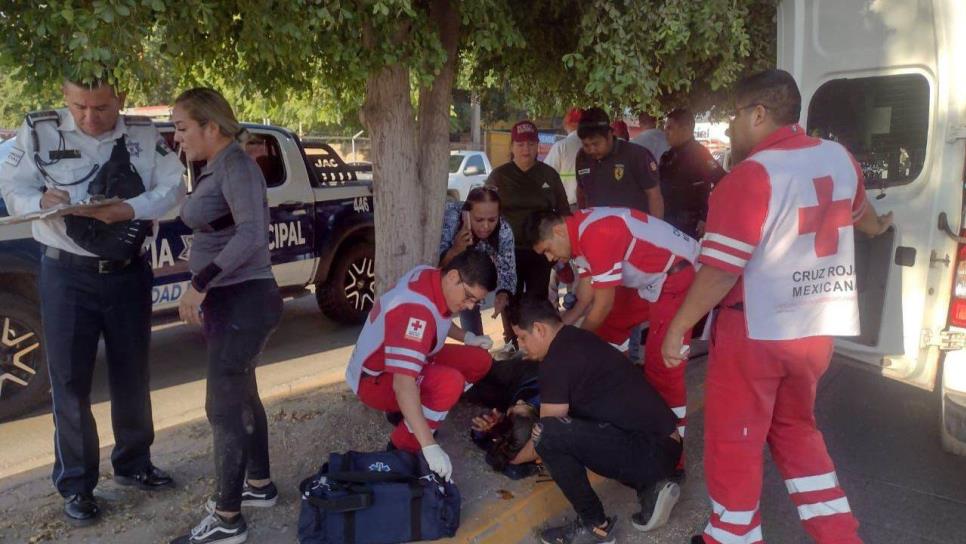 Atropellan a una señora y un hombre de la tercera edad en Guasave