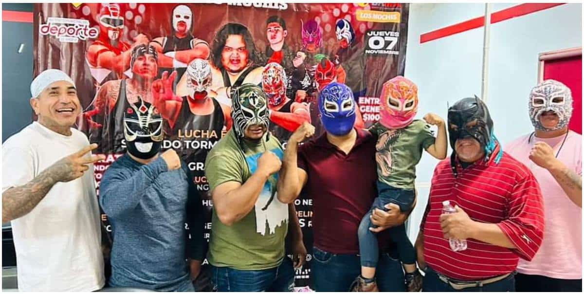 Prepárate que este jueves hay lucha libre en Los Mochis