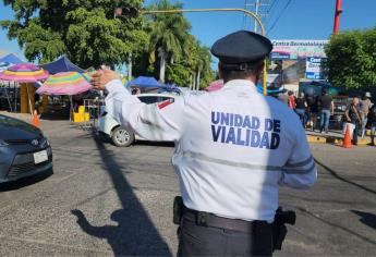 Cierran el bulevar Enrique Cabrera este viernes 8 de noviembre, en Culiacán