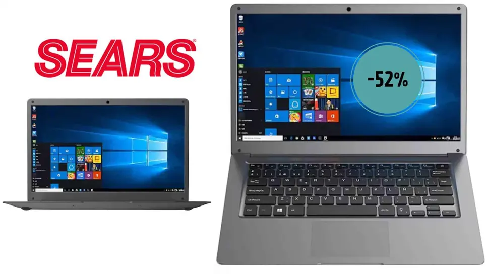FOTO: Sears pone con descuento laptop Hyundai.