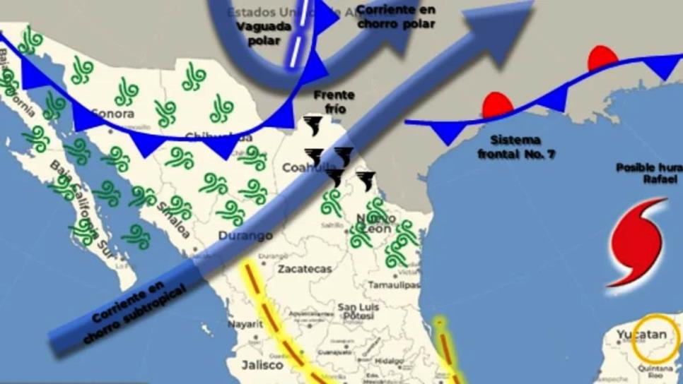 Clima en Sinaloa; dos frentes fríos se juntan en México y causarán temperaturas bajo cero