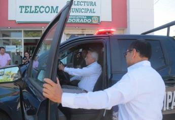 Secretario de Seguridad entrega nuevas patrullas al municipio de Eldorado
