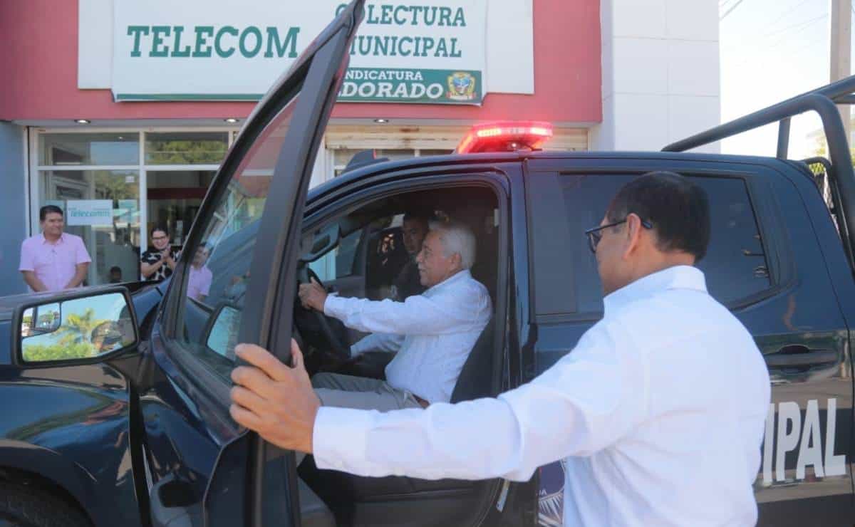 Secretario de Seguridad entrega nuevas patrullas al municipio de Eldorado