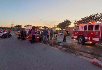Seis personas resultan lesionadas durante un choque al sur de Culiacán
