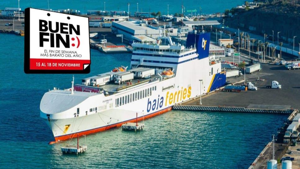 Buen Fin 2024: Baja Ferries tiene descuentos en sus viajes; checa las ofertas 