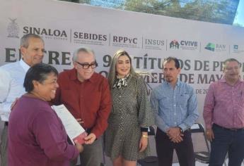 Gobernador de Sinaloa impulsa seguridad patrimonial con entrega masiva de títulos en Ahome