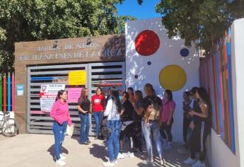 Preescolar de Juan José Ríos Inicia a trabajar bajo protesta ante falta de personal de intendencia