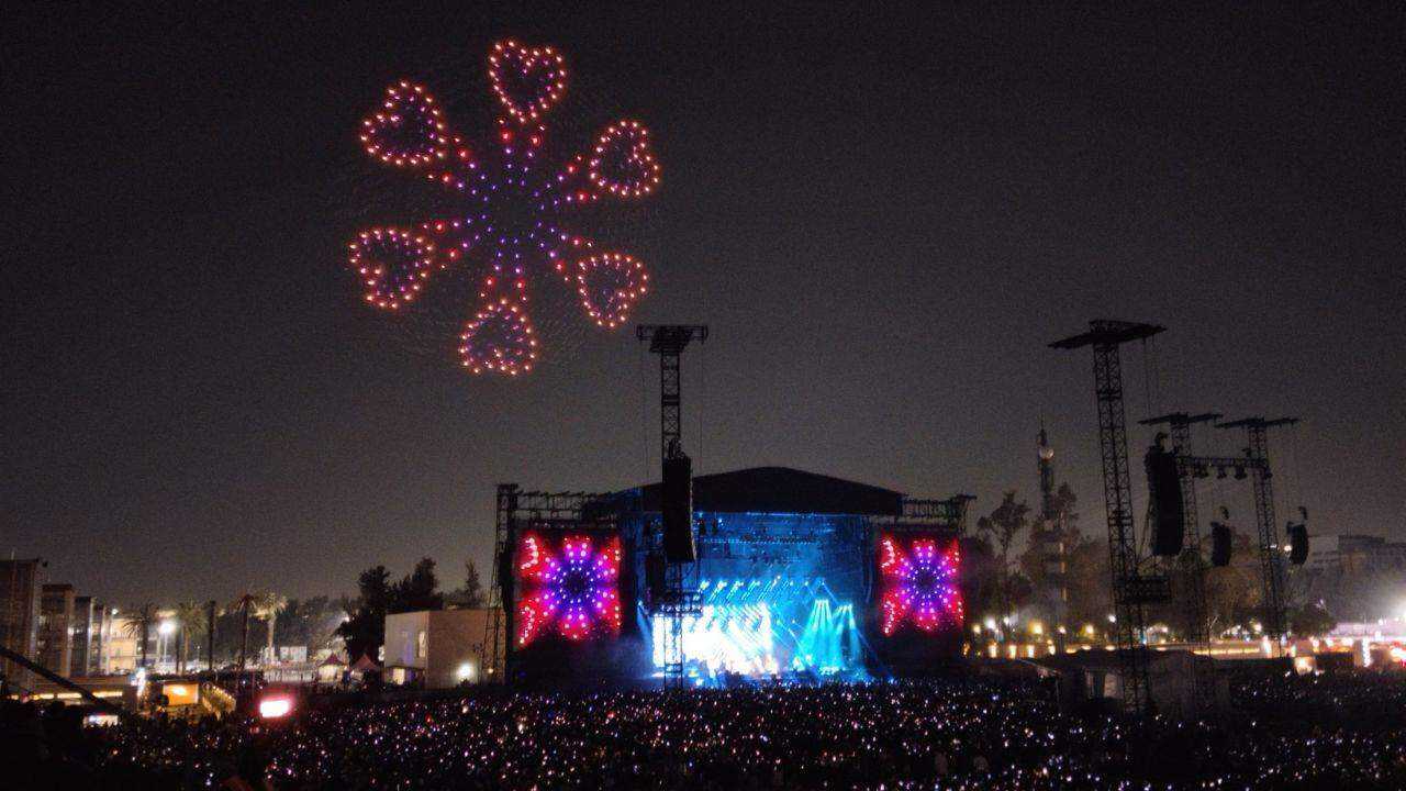 Sir Paul McCartney y el show de drones que maravilló el concierto en la CDMX | VIDEO