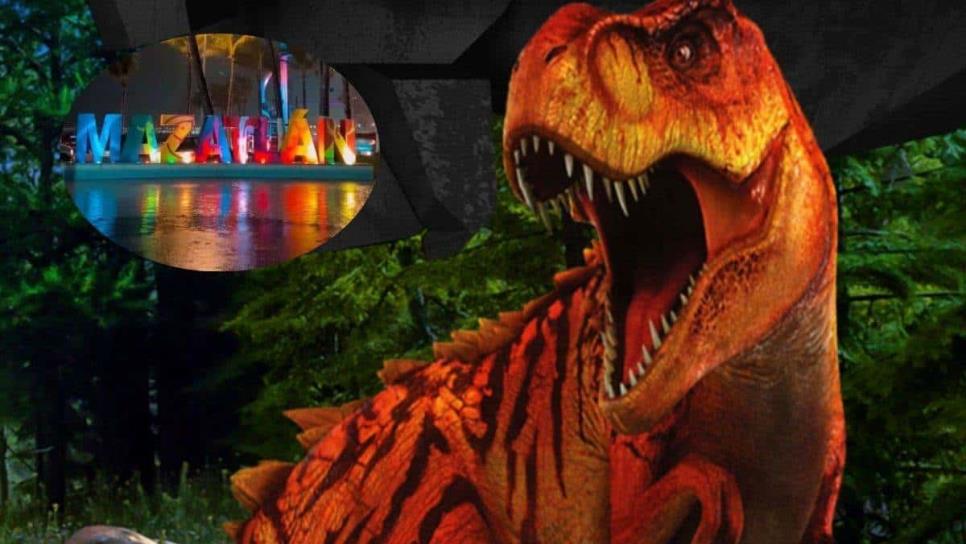 Dinosaurios Animatronics Tierra jurásica llega a Mazatlán ¿cuándo y dónde?