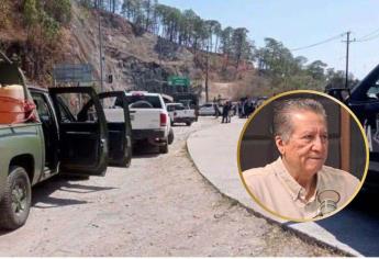 Reporte de 30 fallecidos en límites de Sinaloa y Durango es falso: Feliciano Castro