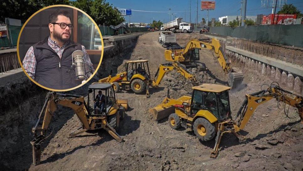 En Sinaloa no se han detenido las obras públicas: Raúl Montero