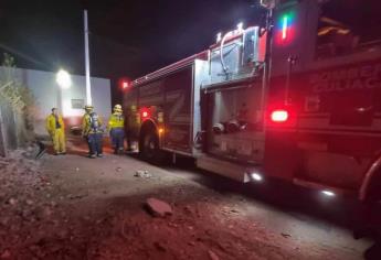 Incendio destruye una casa en la colonia Esthela Ortiz en Culiacán 