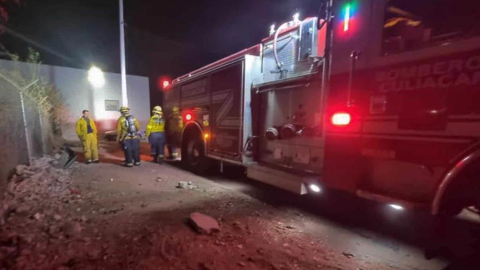 Incendio destruye una casa en la colonia Esthela Ortiz en Culiacán 