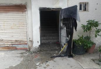 Se incendia casa en la colonia Margarita de Culiacán; se localizaron disparos en la fachada