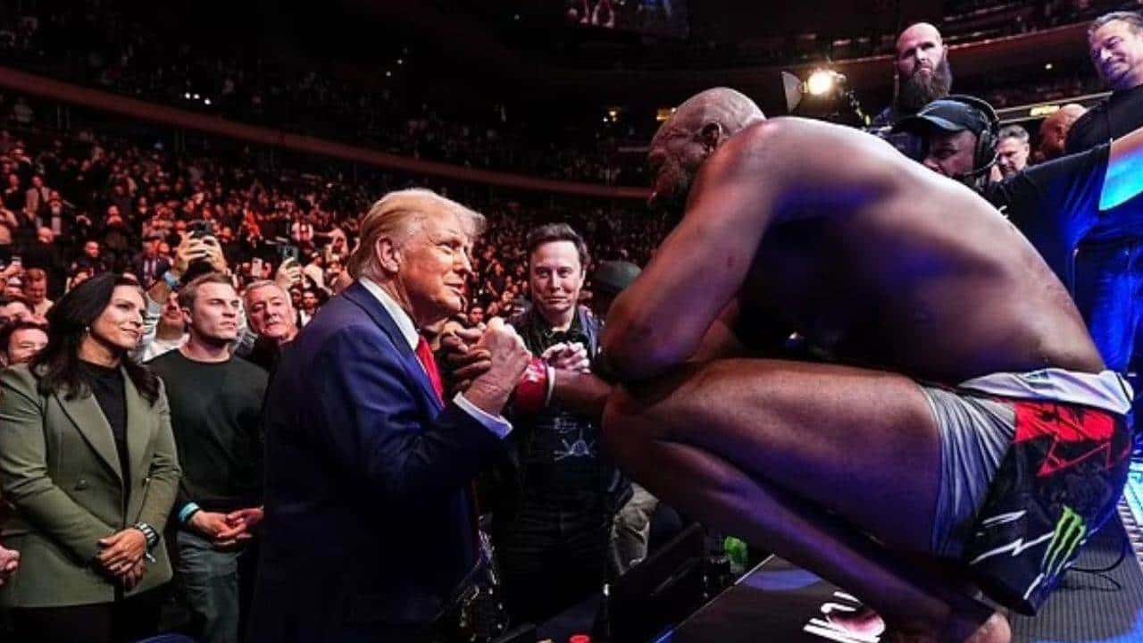 Jon Jones dedica su título de UFC y con baile incluido a Donald Trump | VIDEO