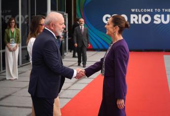 Claudia Sheinbaum propone en el G20 destinar 1 % del gasto militar a programa de reforestación