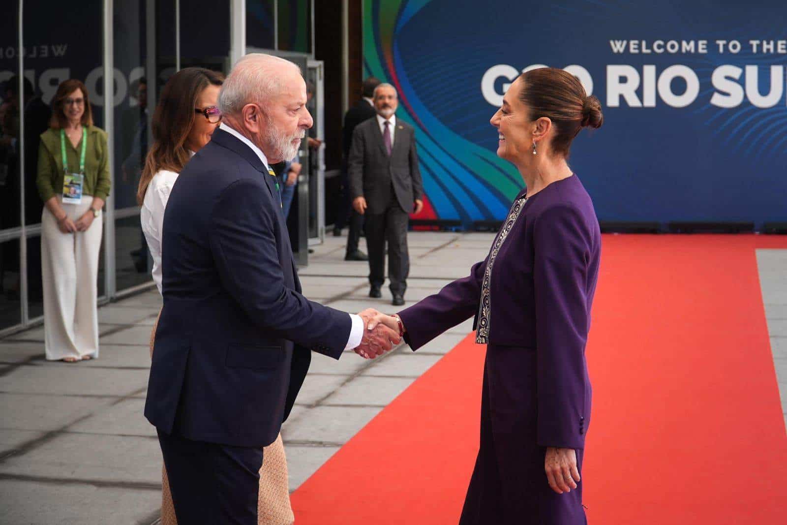 Claudia Sheinbaum propone en el G20 destinar 1 % del gasto militar a programa de reforestación