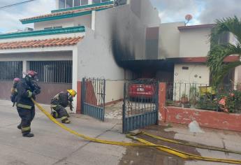 Un hombre resulta con quemaduras de primer grado tras incendio de su vivienda en Mazatlán