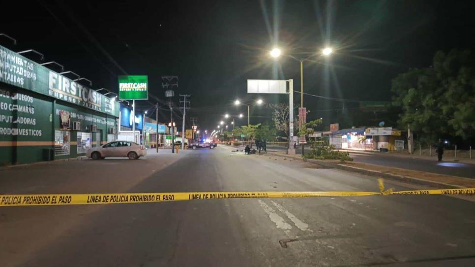 Asesinan a balazos a motociclista en persecución en Villa Satélite en Culiacán