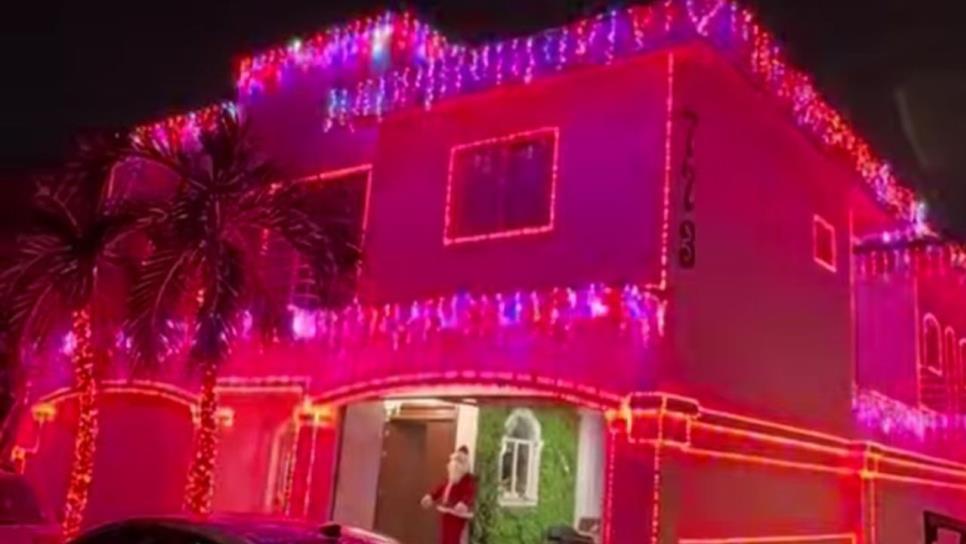 Esta es la casa más famosa de Culiacán por su hermosa decoración navideña