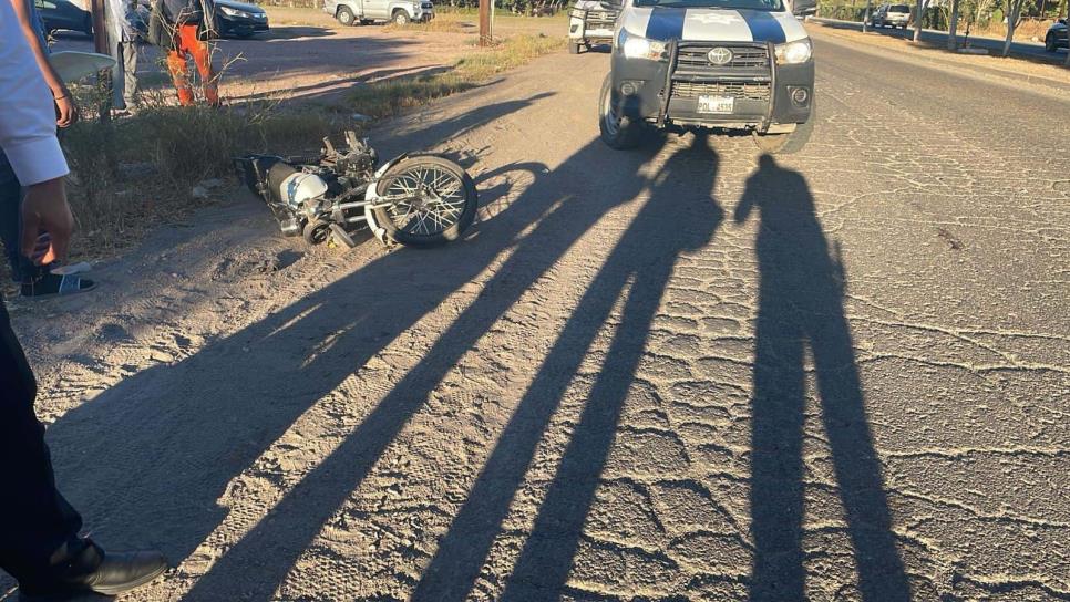 Muere motociclista en accidente de tránsito en El Fuerte; el presunto culpable huyó