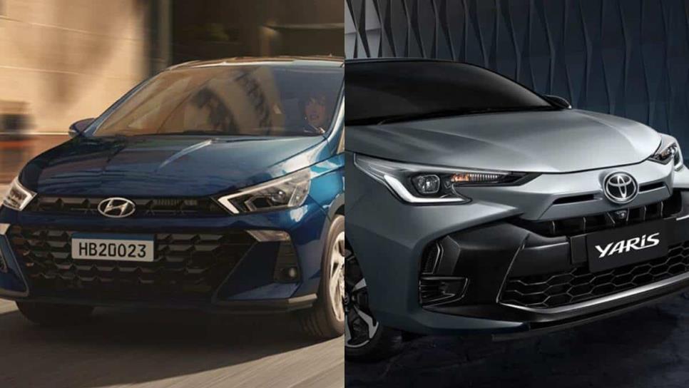 Toyota Yaris 2024 o Hyundai HB20, ¿cuál te conviene más? Conoce las diferencias y características  