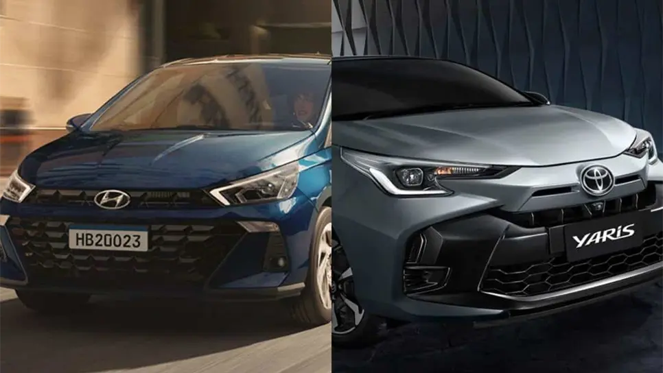 Toyota Yaris 2024 o Hyundai HB20, ¿cuál te conviene más? Conoce las diferencias y características