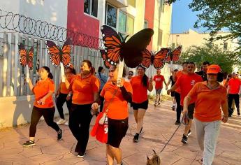 Rocha Moya y autoridades de Sinaloa realizan caminata contra la violencia hacia las Mujeres