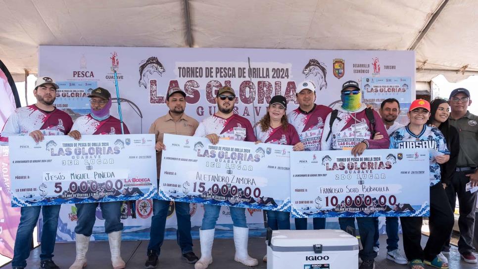 Un gran éxito el Torneo de Pesca de Orilla Las Glorias 2024