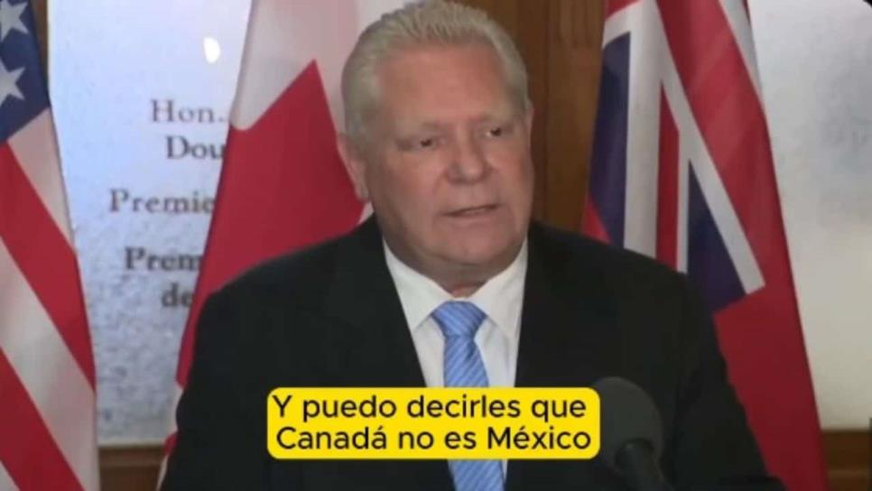 Doug Ford, primer ministro de Ontario, estalla contra Donald Trump tras comparar a Canadá con México | VIDEO