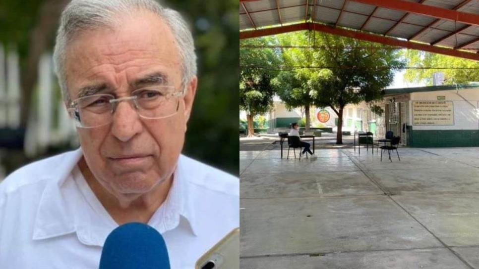 Rocha Moya convoca a padres de familia a mandar a sus hijos a la escuela