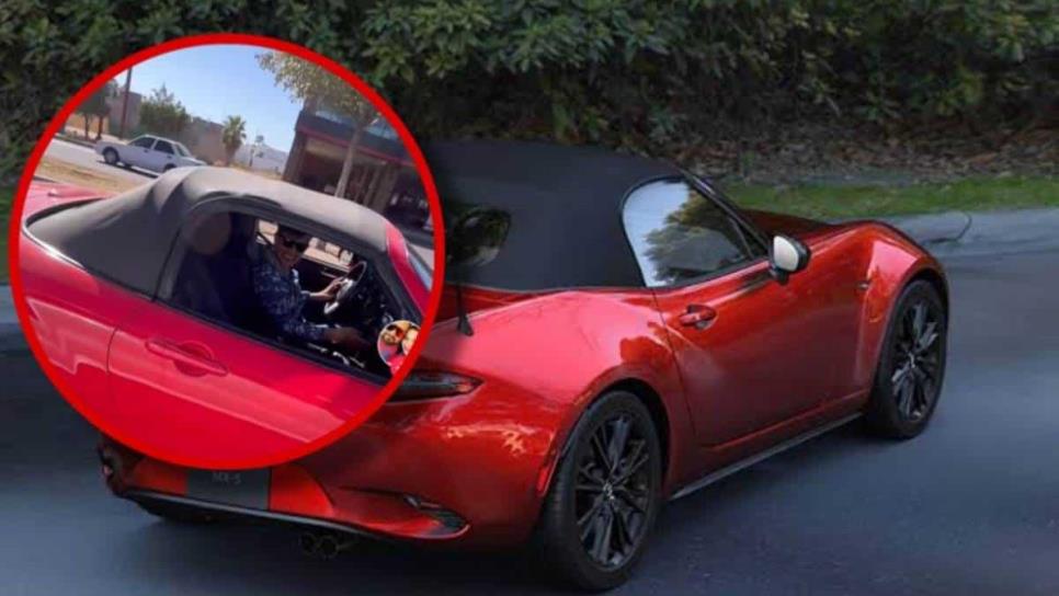 Ella es la culiacanense del Mazda rojo que se hizo viral tras lucir elegante y joven a su edad | VIDEO