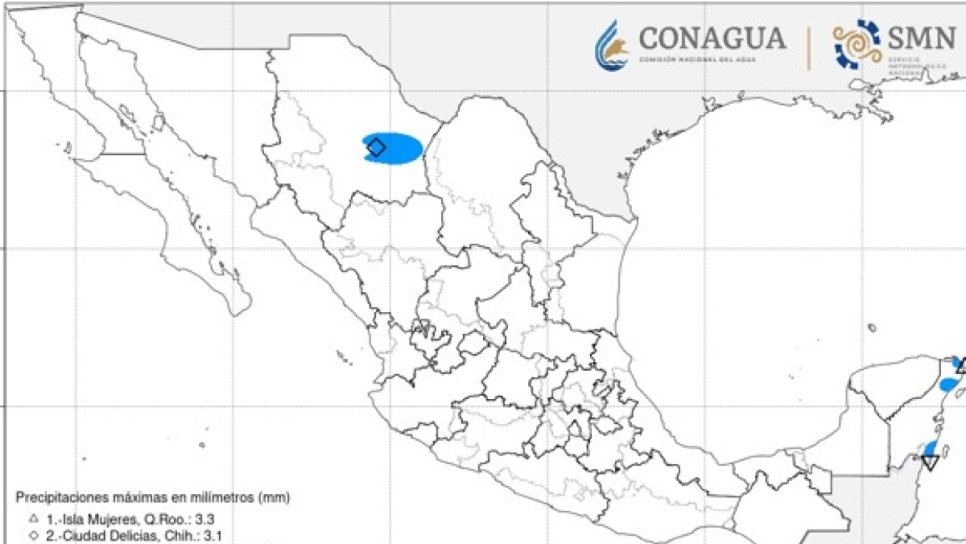 Frente frío ocasionará descenso en las temperaturas y bancos de niebla en estos estados