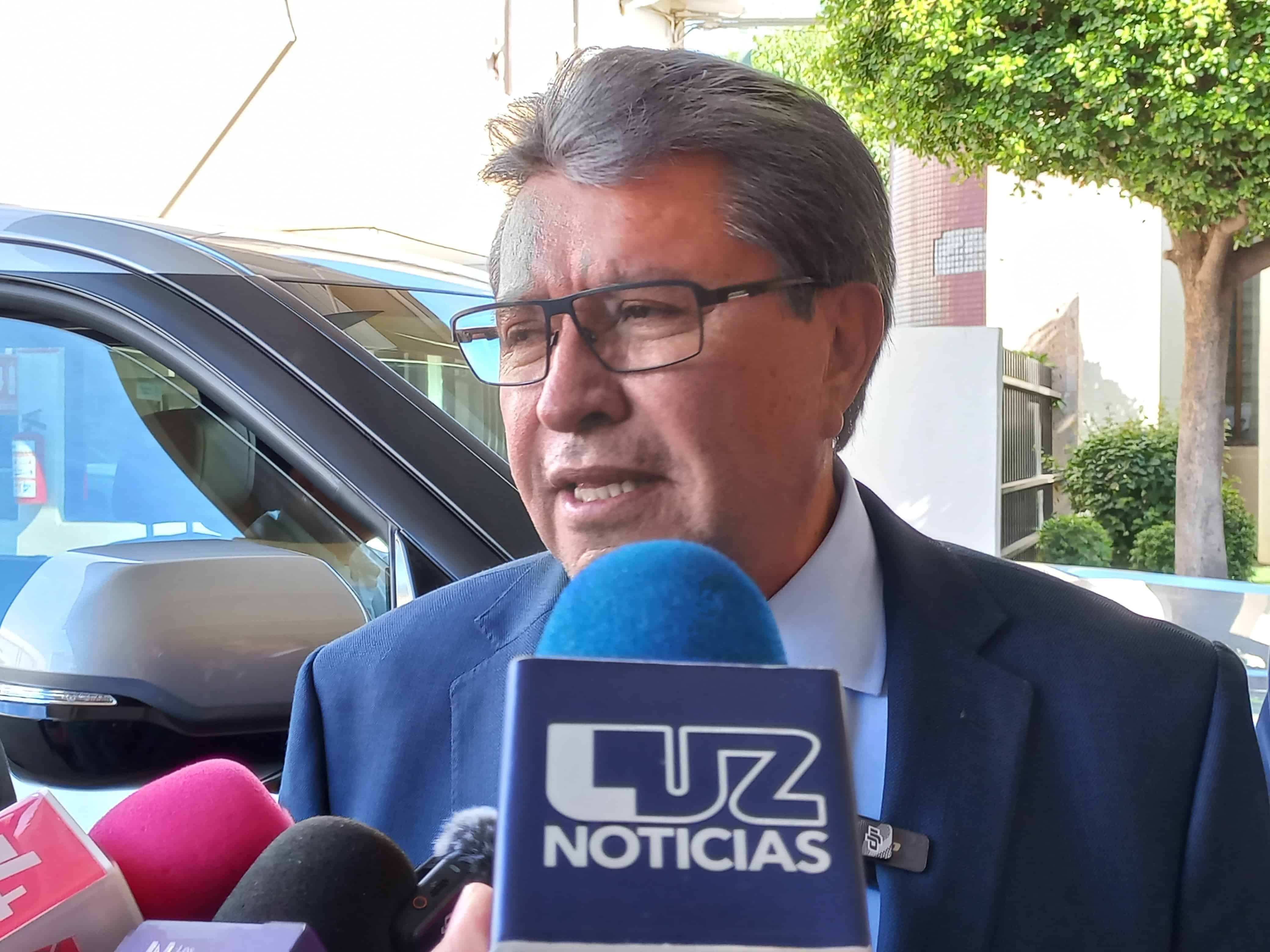 Rocha Moya no está solo, toda la bancada de Morena estamos con él: Ricardo Monreal