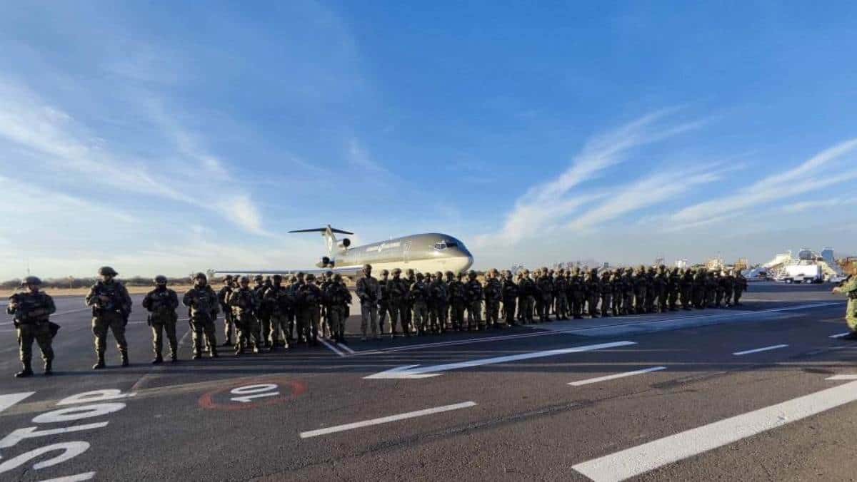Llegan 300 efectivos del Ejército, 100 de la Guardia Nacional y 2 compañías de Fuerzas Especiales a Sinaloa