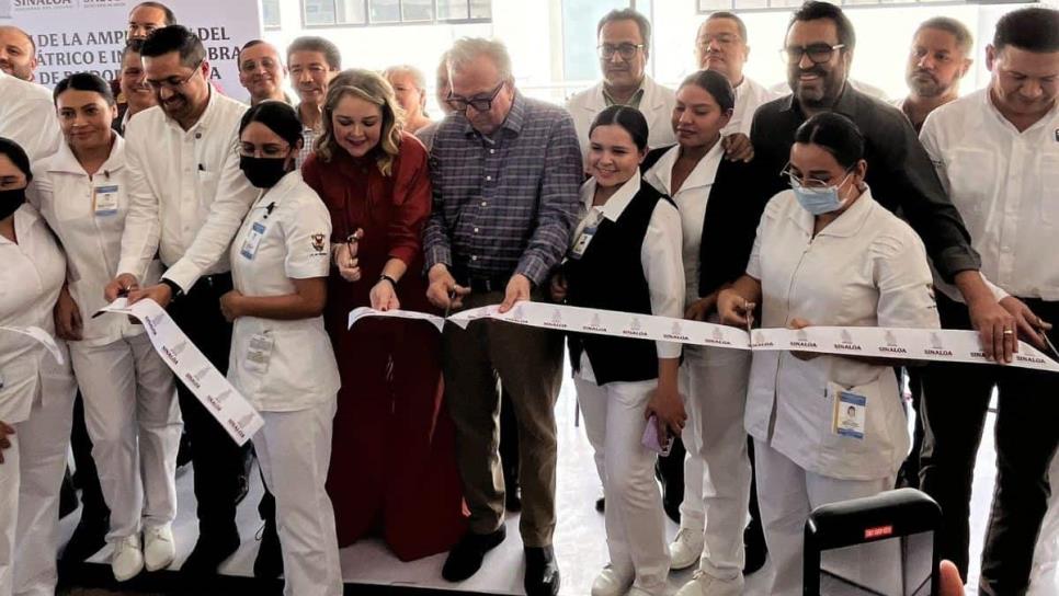 Rocha Moya inaugura ampliación del Hospital Psiquiátrico de Culiacán