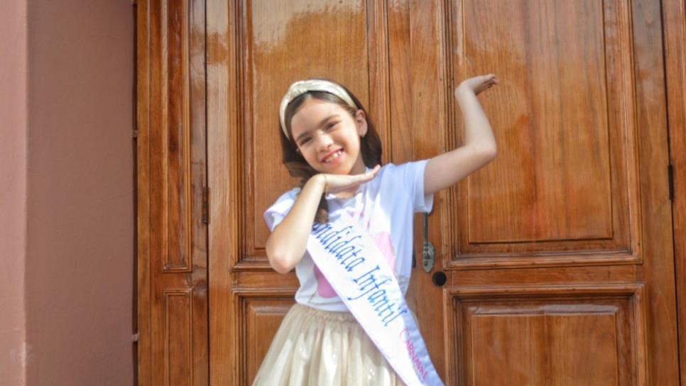 Ximena Lizárraga, la pequeña soñadora que ilumina el Carnaval de Mazatlán 2025 con su carisma