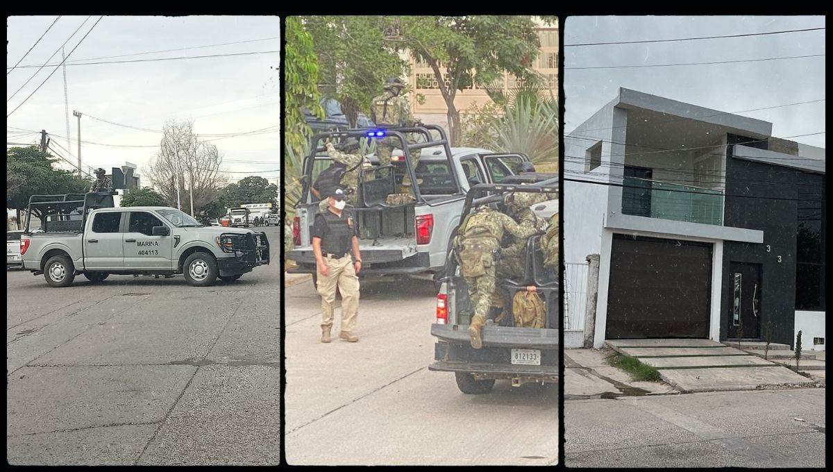 Fuerzas Especiales de la Marina catean ranchos en El Guayabo y El Carrizo; revientan casas en Los Mochis