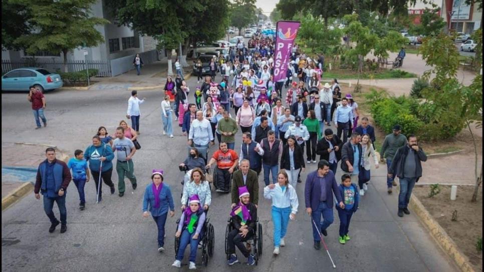 Caminata "Amigos de la Discapacidad" marca el Día Mundial de la Inclusión en Ahome