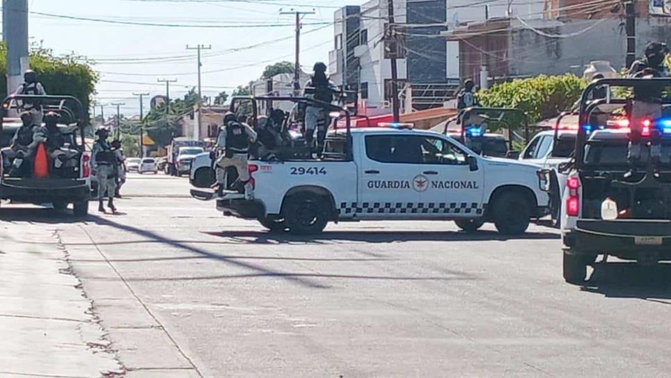 Operativo de Guardia Nacional en la Guadalupe Victoria arroja dos presuntos detenidos en Culiacán